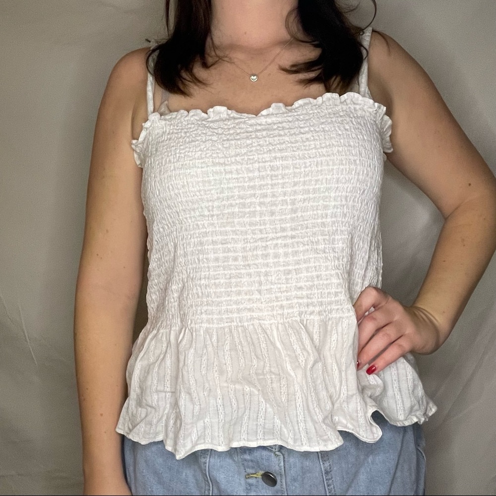 🤍 lace white flow shirt 🤍